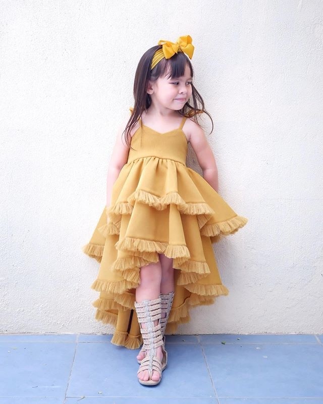 Toddler Kids Baby Girls Clothes Pageant 