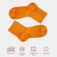 thumbnail image 6 of Cosyfeel Diabetic Socks Women Loose Diabetic Ankle Socks Bamboo Socks For Womens Seamless Toe and Non-binding Top, 4 Pairs Diabetics Neuropathy Socks For Women (Orange Peel, Large), 6 of 7