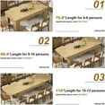 thumbnail image 2 of ANPOO 70.8"-110" Extendable Dining Table for 6-12 Person, Large Wood Kitchen Table, Rectangular Table for Gatherings, Meeting for Small Kitchens, Dining Office, 2 of 8