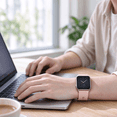 thumbnail image 5 of LEHOZIHEQ Silicone Watch Band, with Metal Buckle, Replacement Wrist Strap 3 41mm, Soft Comfortable Watch Accessory for Smart Watch Daily Use, 5 of 8