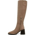 thumbnail image 3 of Sam Edelman Wade Stacked Heel Square Toe Retro Wide Calf Knee High Boots (Warm Sand Wife Calf, 10.5), 3 of 6