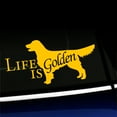 thumbnail image 1 of Life Is Golden - Vinyl Decal - Choose Color - [YELLOW], 1 of 1