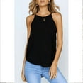 thumbnail image 2 of MesaSe Racerback Tank Tops for women Halter Casual Sleeveless Solid color Summer Tops, 2 of 6