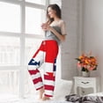 thumbnail image 5 of Bixox Women's USA Switzerland Patterned Pajama Pants Loungewear, 5 of 5