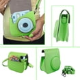 thumbnail image 5 of Hot Deal! Fujifilm Instax Mini 9 Lime Green Camera + Button Close Green Case + Attractive Emoji Designed Photo Frame Stickers + Green Camera Sticker + High Quality Fuji Instax Film Twin Pk – 20 Sheet, 5 of 9