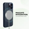 thumbnail image 5 of Genuine Leather Case for iPhone 16 Pro Max (6.9 inch),Stylish Litchi Leather case with Soft Fiber Lining,Lip Screen Protection,Compatible with MagSafe,Berry, 5 of 5