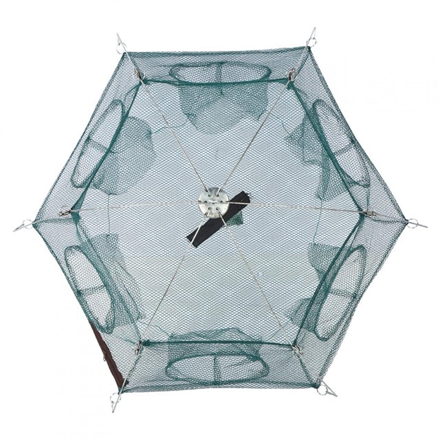 Jaula para Camarones Jadeshay Red de Pesca Plegable Portátil Tipo Trampa