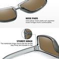 thumbnail image 4 of Gafas de Sol Polarizadas MEETSUN con Protección UV400 Marco Gris Transparente, 4 of 6