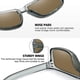 thumbnail image 4 of Gafas de Sol Polarizadas MEETSUN con Protección UV400 Marco Gris Transparente, 4 of 6