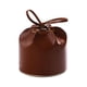 thumbnail image 1 of Estuche plano para tanque de gasolina, de cuero sintético, para cilindro de combustible, bolsa con cordón, suministros S marrón, 1 of 9