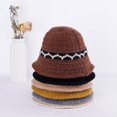thumbnail image 2 of CoCopeaunts Fashion Stripe Women Bucket Hats Soft Foldable Compressible Knitting Hat for Girl Ladies Walking Fishing Camping, 2 of 8
