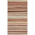 thumbnail image 1 of Safavieh Striped Kilim 10' X 14' Hand Woven Wool Pile Rug in Beige, 1 of 1