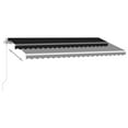 thumbnail image 2 of vidaXL Store Manuel Rétractable Autoportant 400x300 cm Anthracite, 2 of 5