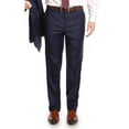 thumbnail image 3 of Mens Classic Fit Navy Blue Two Button 100% Wool Suit, 3 of 5