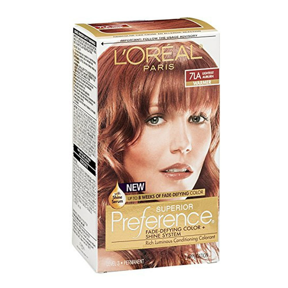 L'Oreal Paris Superior Preference Permanent Hair Color, Lightest Auburn