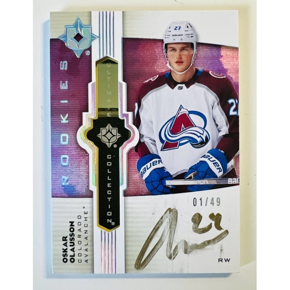 2022-23 Upper Deck Ultimate Collection Oskar Olausson /49 Rookie