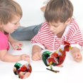 thumbnail image 2 of Juguetes de Ciencia Retro Classic Nostalgia Tin Jumping Rooster Clockwork Wind Up Juguetes Regalo Tmvgtek Nuevos Originales, 2 of 3