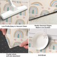 thumbnail image 3 of Beige Boho Bohemia Rainbows Hearts Pattern Kitchen Rug Mat,Kitchen Runner Rugs Non Skid Washable,Decorative Kitchen Floor Mats for Kitchen,Sink,Laundry,17"X47", 3 of 5