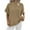 Khaki, variant on ManxiVoo Womens Oversized Batwing Short Sleeve Mock Neck Knit Pullover Vest Casual Tops L Size Khaki