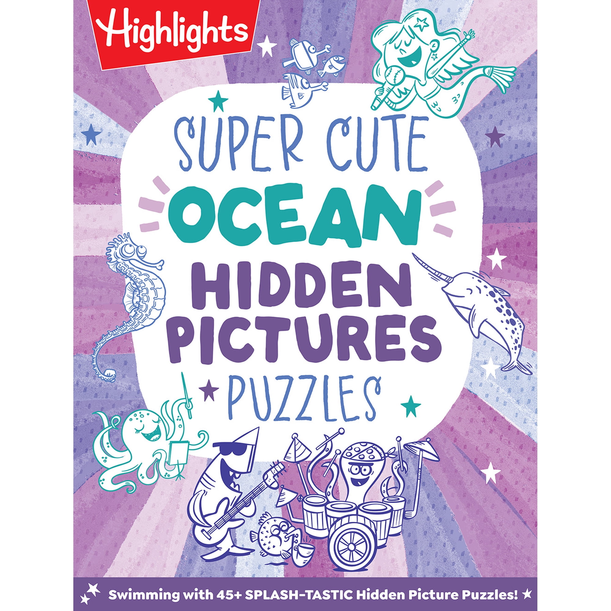 Super Cute Ocean Hidden Pictures Puzzles (Paperback)
