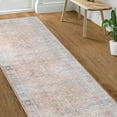 thumbnail image 7 of BNM Vintage Floral Indoor Area Rug, 2'6" x 7'6", Butterscotch, 7 of 7
