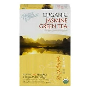 Prince of Peace Organic Jasmine Green Tea 100 Tea Bags Pack of 4