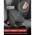thumbnail image 3 of KBH Center Console Cover for 2013-2018 Nissan Altima/2009-2014 Nissan Maxima, Middle Console Lid Armrest Protector for Altima Interior Accessories, Black, 3 of 8