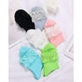 thumbnail image 4 of Women Lace Ruffle Ankle Socks, Cute Princess Girls Frilly Cotton Socks 3Pairs, 4 of 5