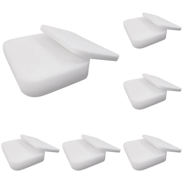 WUSUOWEI 6PCS Filter Cotton Replacement,Vacuum Cleaner Filter Cotton,4.1×5.7 Inch,White,Filter Pads,Suitable for Variety of Vacuum Cleaner,Convenient and Practical