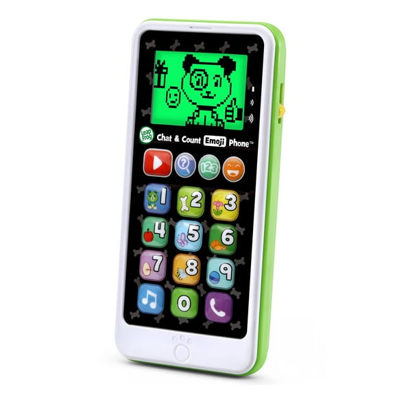 LeapFrog Chat and Count HHA1 Emoji Phone, Green Small