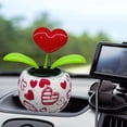 thumbnail image 5 of Falleo Clearance Solar Powered Dancing Flowers Swinging Ornament Electric Bobblehead Solar Flowers Toy for Car Home Decoration Gift, 5 of 5