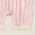 thumbnail image 7 of Sopiago Newborn Infant Baby Boy Clothes Button Romper for Baby Boy Jumpsuit Basic One Piece Outfits (Pink,0-3 Months), 7 of 7