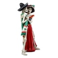 thumbnail image 4 of Ebros Large Day of The Dead Wedding Dance Skeleton Couple Figurine Dias De Los Muertos Lovers Sculpture 12"H, 4 of 5