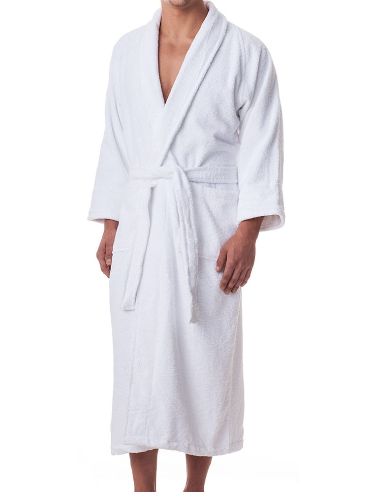 eLuxurySupply Men's Terry Cloth Bath Robe