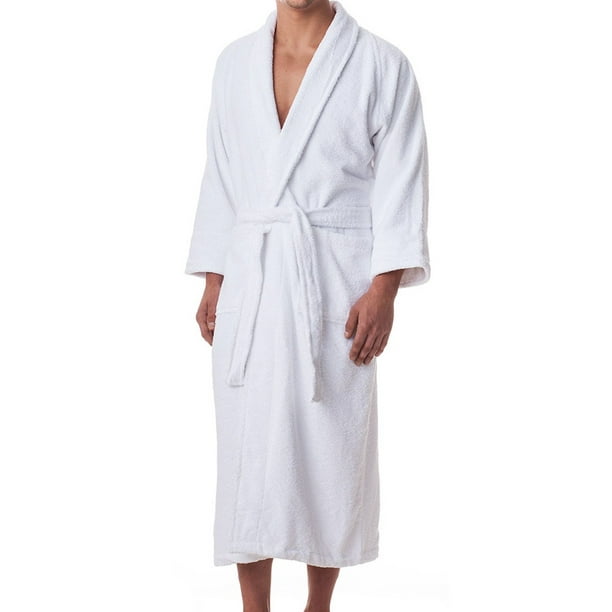 eLuxurySupply Men's Terry Cloth Bath Robe