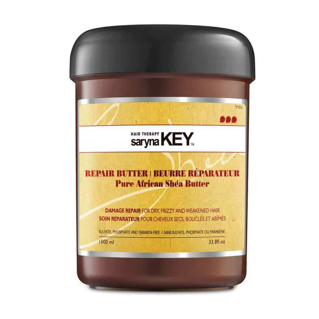 Masque Cheveux Réparateur Saryna Key Au Beurre De Karité - 300ml - Pour Cheveux Secs Et Abîmés - Neuf