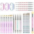 thumbnail image 1 of Nail Art Pen Brushes Set Surtido de herramientas para uñas Acrílico de doble cara Labymos Bolígrafos de uñas, 1 of 6