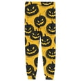 thumbnail image 4 of EANJE Men's Halloween Pajamas Soft Sleepwear Wide Leg Pajama Pumpkin Ghost Bat Print High Waisted Pj Pant Loose Fall Drawstring Lounge Pants with Pockets Yellow XL, 4 of 6
