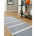 thumbnail image 2 of Sabrina Soto Casa Collection Area Rug - Madrid (2' 3" x 8' Runner Navy Blue/Ivory), 2 of 8