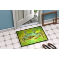 thumbnail image 2 of Carolines Treasures 8357MAT 18 x 27 In. Bright Green Blue Crab Indoor or Outdoor Mat, 2 of 4