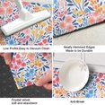 thumbnail image 3 of Pink Pioneer Flower Pattern Kitchen Rug Mat,Kitchen Runner Rugs Non Skid Washable,Decorative Kitchen Floor Mats for Kitchen,Sink,Laundry,17"X47", 3 of 5