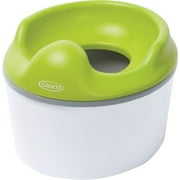 Graco Soft Transitions 3-in-1 Potty Trainer, Green and White
