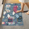 thumbnail image 3 of Rectangle Bath Rugs Plush Bathroom Carpet Mat Non Slip Bathroom Mats Polar Bear Pattern, 3 of 5