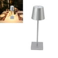 thumbnail image 4 of Cordless Table Lamp, LED Touch Lamp Ergonomic Dimmable Portable Prevent Slipping Bottom Rechargeable Simple  For Restaurant For Coffee Shop Gold,Silver,Black,White, 4 of 8
