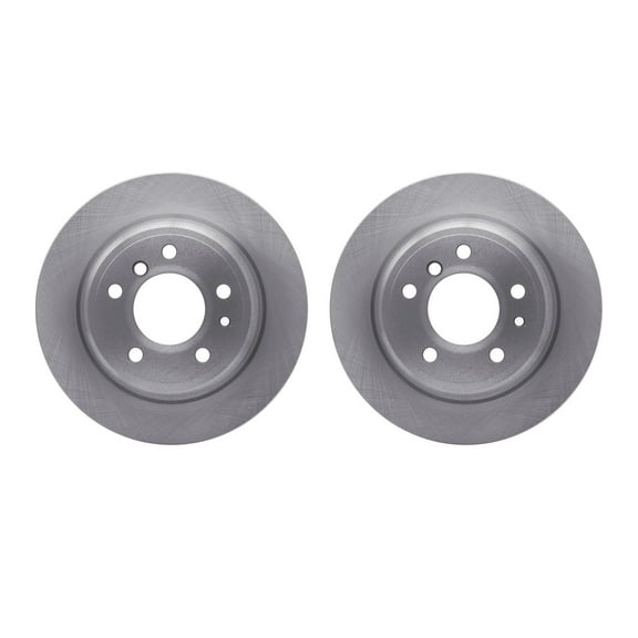 Dynamic Friction Company Rear Brake Rotors 6002-31024