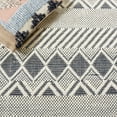 thumbnail image 6 of SAFAVIEH Natura Joandra Geometric Wool Area Rug, Ivory/Charcoal, 6' x 6' Square, 6 of 8