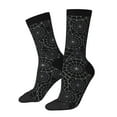 thumbnail image 1 of Balery Spider Web Black Calcetas Largas con Estampado para Hombre y Mujer – Suaves y Transpirables, Talla Única (US 5-11), 1 of 6