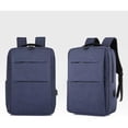 thumbnail image 1 of Mochila Ejecutiva para laptop CM-TOP Con puerto de Carga USB Unisex Azul, 1 of 4