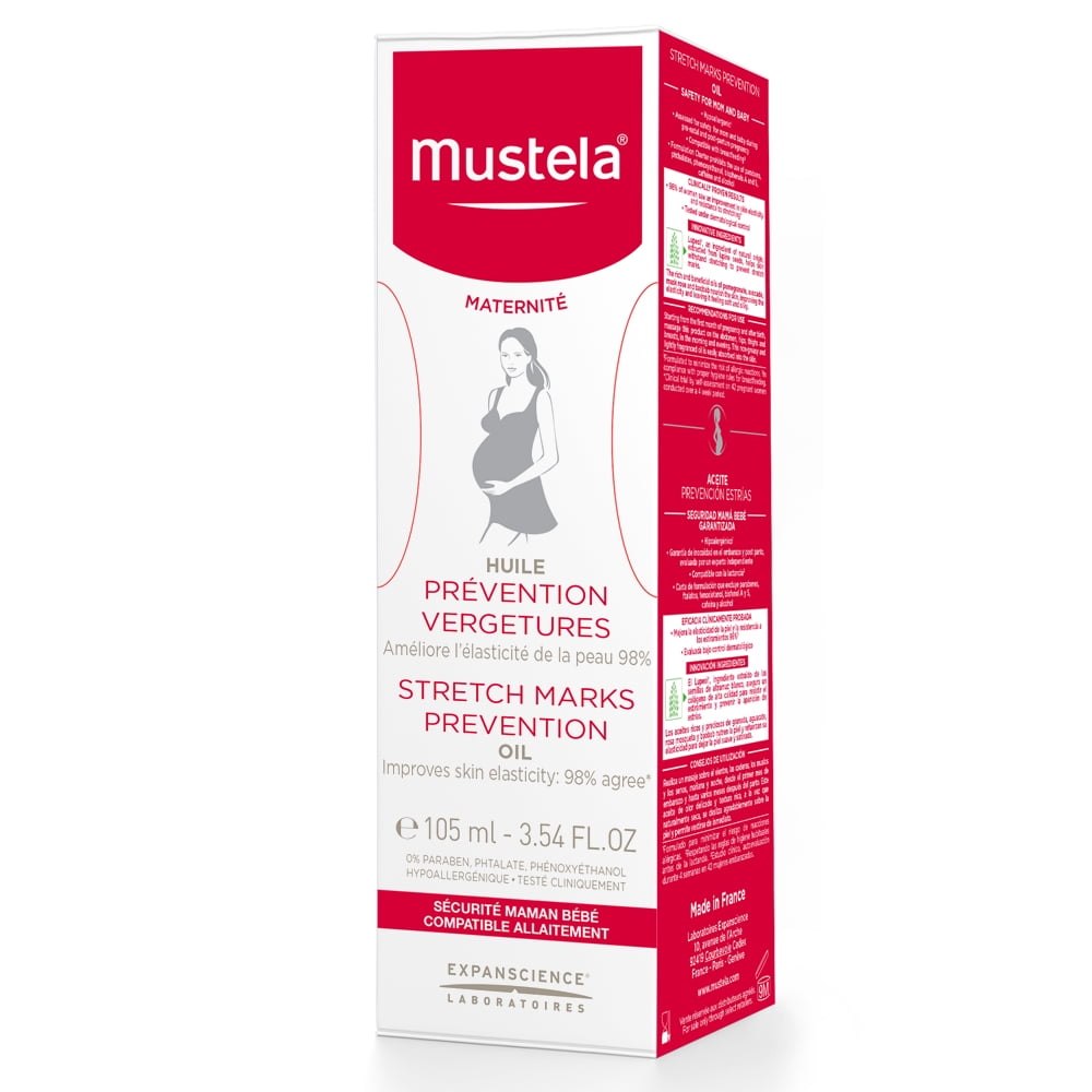 mustela stretch marks prevention oil