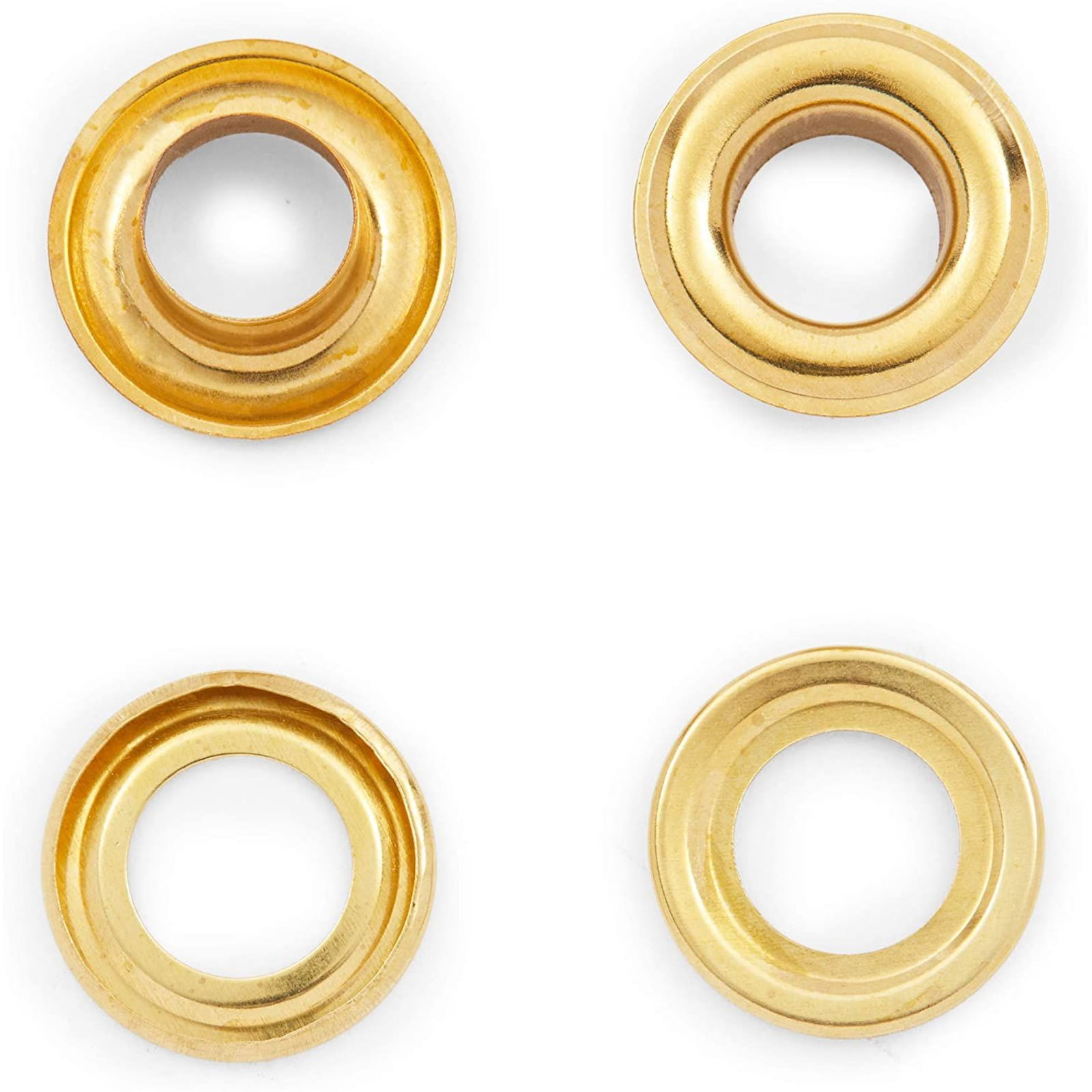 50Pairs of Spair Brass Coated Steel Eyelets/Grommets for Tarpaulin Repair Kit 